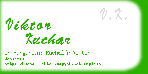 viktor kuchar business card